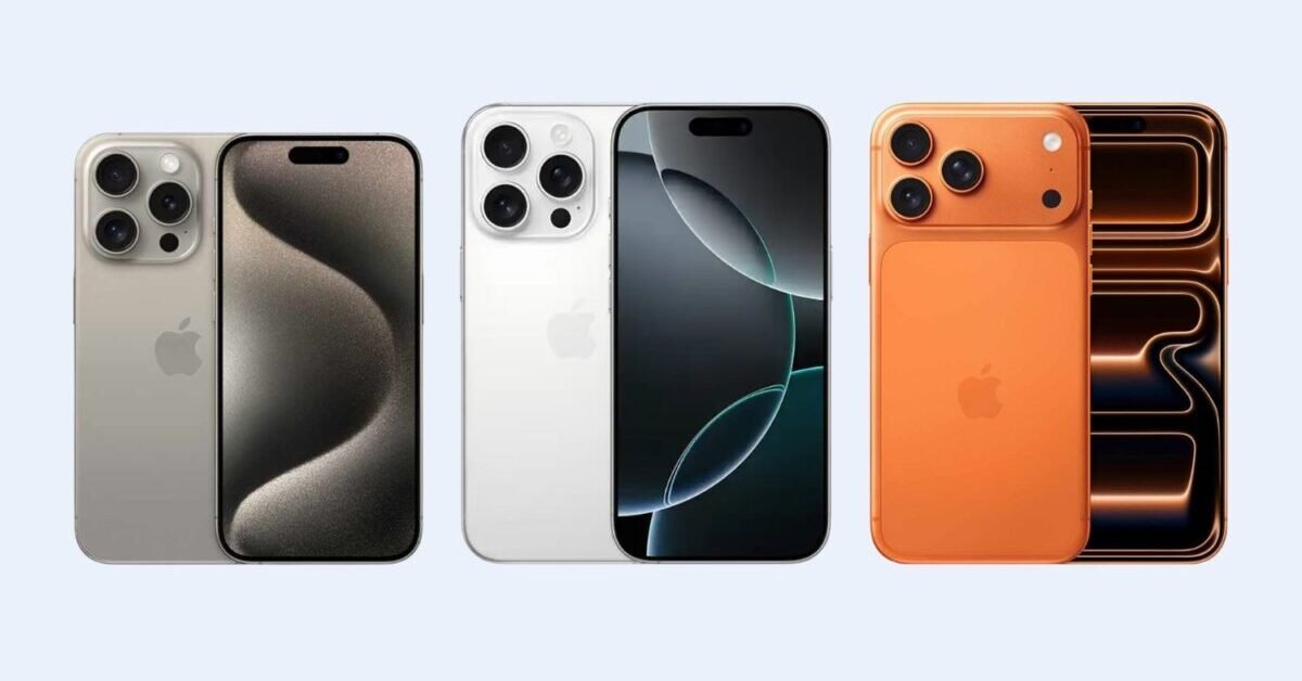 Bedanya iPhone 15 Pro, 16 Pro, dan iPhone 17 Pro